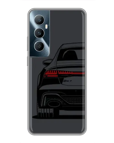 Чехол для Realme C65 с картинкой «Задняя часть Audi — арт»