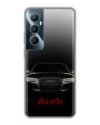 Чехол для Realme C65 с картинкой «Audi — градиентный контур»