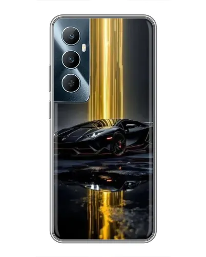 Чехол для Realme C65 с картинкой «Ночной Lamborghini драйв» Чехол для Realme C65 с картинкой «Ночной Lamborghini драйв»