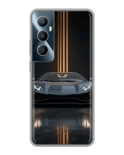 Чехол для Realme C65 с картинкой «Lamborghini золотые линии» Чехол для Realme C65 с картинкой «Lamborghini золотые линии»