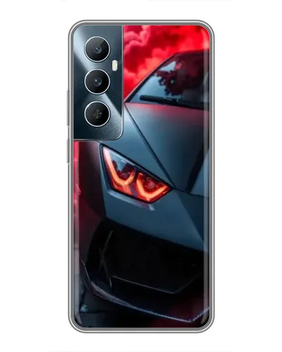 Чехол для Realme C65 с картинкой «Lamborghini красное сияние» Чехол для Realme C65 с картинкой «Lamborghini красное сияние»