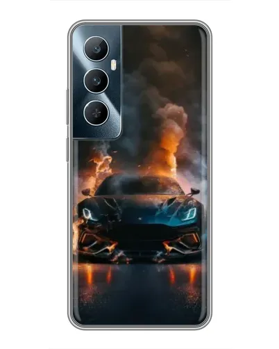 Чехол для Realme C65 с картинкой «Lamborghini дымная эстетика» Чехол для Realme C65 с картинкой «Lamborghini дымная эстетика»