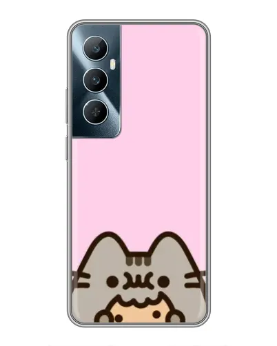 Чехол для Realme C65 с картинкой «Pusheen и печенье» Чехол для Realme C65 с картинкой «Pusheen и печенье»