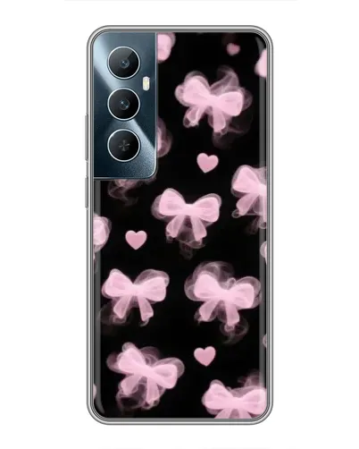 Чехол для Realme C65 с картинкой «Геометрия банта»