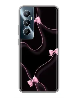 Чехол для Realme C65 с картинкой «Розовые ленты»