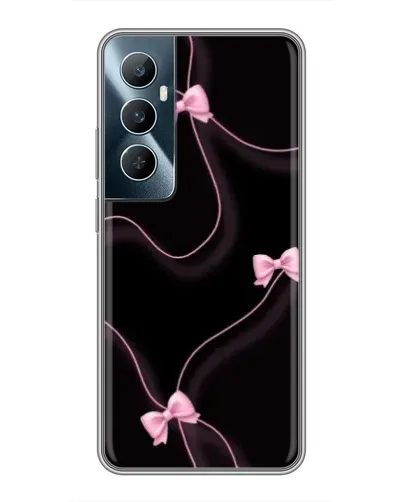 Чехол для Realme C65 с картинкой «Розовые ленты»