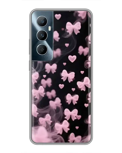 Чехол для Realme C65 с картинкой «Неоновое кружево»