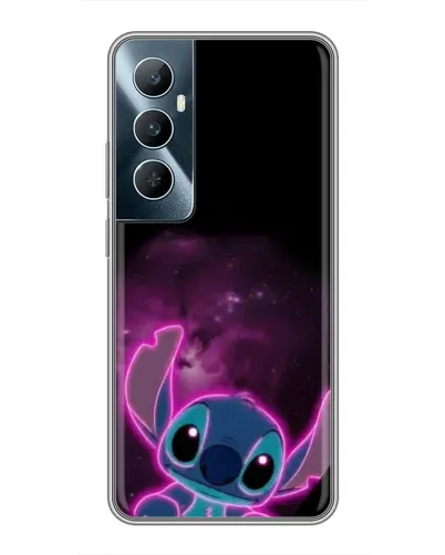Чехол для Realme C65 с картинкой «Неоновый Stitch»