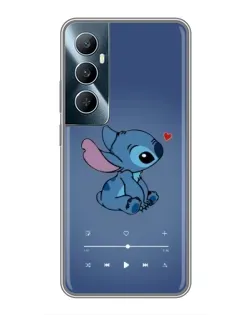 Чехол для Realme C65 с картинкой «Музыкальный Stitch»