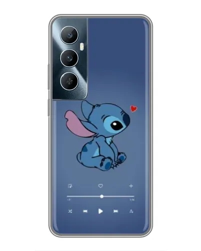Чехол для Realme C65 с картинкой «Музыкальный Stitch»