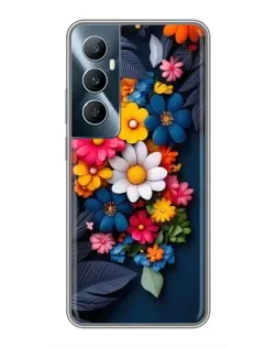 Чехол для Realme C65 с картинкой «Цветочная феерия» Чехол для Realme C65 с картинкой «Цветочная феерия»