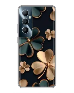 Чехол для Realme C65 с картинкой «Клевер в золоте» Чехол для Realme C65 с картинкой «Клевер в золоте»