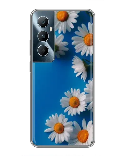 Чехол для Realme C65 с картинкой «Белоснежные маргаритки»
