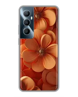 Чехол для Realme C65 с картинкой «Оранжевый макро цветок» Чехол для Realme C65 с картинкой «Оранжевый макро цветок»