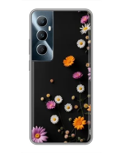 Чехол для Realme C65 с картинкой «Цветочная композиция»