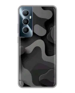 Чехол для Realme C65 с картинкой «Темный абстрактный камуфляж» Чехол для Realme C65 с картинкой «Темный абстрактный камуфляж»