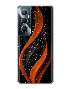 Чехол для Realme C65 с картинкой «Огненная звездная волна» Чехол для Realme C65 с картинкой «Огненная звездная волна»