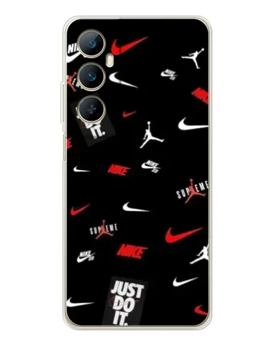 Чохол для Realme C66 з картинкою «Nike Mix Pattern»