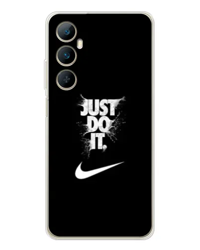 Чехол для Realme C66 с картинкой «Текстовый принт Nike» Чехол для Realme C66 с картинкой «Текстовый принт Nike»