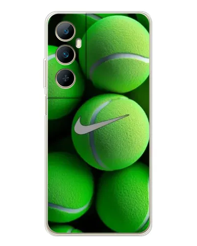 Чехол для Realme C66 с картинкой «Теннисные мячи Найк» Чехол для Realme C66 с картинкой «Теннисные мячи Найк»