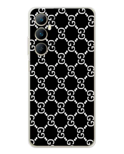 Чехол для Realme C66 с картинкой «Gucci — сетчатый паттерн» Чехол для Realme C66 с картинкой «Gucci — сетчатый паттерн»