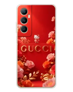 Чехол для Realme C66 с картинкой «Gucci — золотой сад»