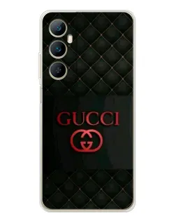 Чехол для Realme C66 с картинкой «Gucci — стеганый черный»