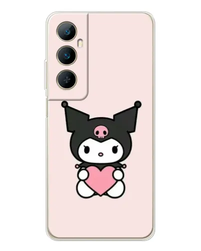 Чохол для Realme C66 з картинкою «Kuromi та серце» Чохол для Realme C66 з картинкою «Kuromi та серце»