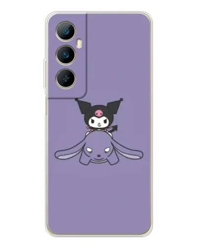 Чохол для Realme C66 з картинкою «Kuromi на ліловому фоні» Чохол для Realme C66 з картинкою «Kuromi на ліловому фоні»