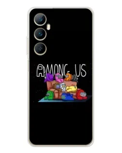 Чохол для Realme C66 з картинкою «Логотип Among Us»