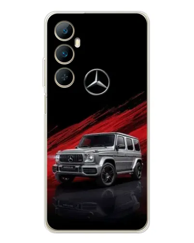 Чехол для Realme C66 с картинкой «Mercedes G-Class красный»