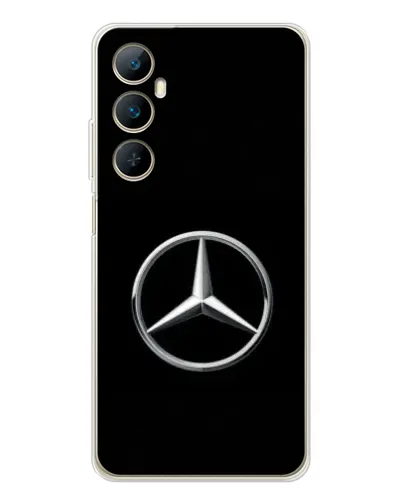 Чехол для Realme C66 с картинкой «Mercedes классический лого»