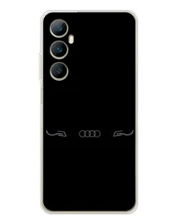 Чохол для Realme C66 з картинкою «Audi — світловий підпис»