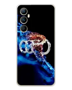 Чохол для Realme C66 з картинкою «Енергія лого Audi»