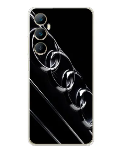 Чохол для Realme C66 з картинкою «Audi — абстрактні кільця»