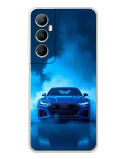 Чохол для Realme C66 з картинкою «Audi — блакитна енергія»