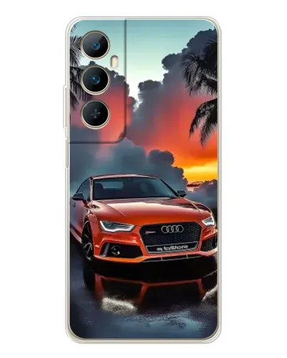 Чохол для Realme C66 з картинкою «Audi — захід сонця»