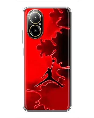 Чехол для Realme C67 с картинкой «Jordan Red Smoke» Чехол для Realme C67 с картинкой «Jordan Red Smoke»