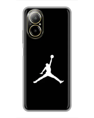 Чехол для Realme C67 с картинкой «Jordan Silhouette» Чехол для Realme C67 с картинкой «Jordan Silhouette»