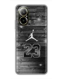 Чехол для Realme C67 с картинкой «Jordan Carbon 23»