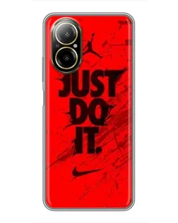 Чехол для Realme C67 с картинкой «Nike Just Do It»