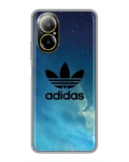 Чехол для Realme C67 с картинкой «Adidas Stone Logo»