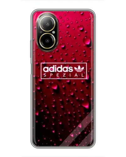 Чехол для Realme C67 с картинкой «Adidas Gold Marble»