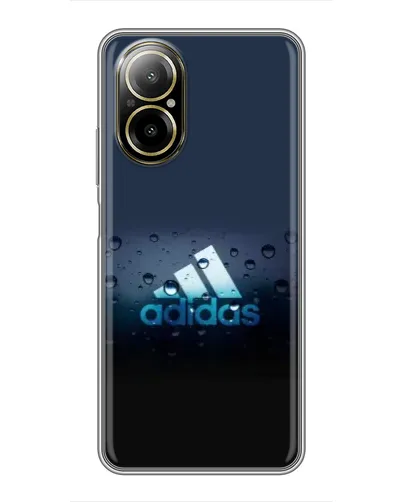Чехол для Realme C67 с картинкой «Adidas Water Drops»