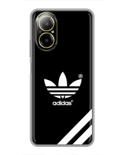 Чехол для Realme C67 с картинкой «Adidas с диагональными полосами»