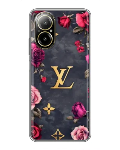 Чехол для Realme C67 с картинкой «Цветочный Louis Vuitton» Чехол для Realme C67 с картинкой «Цветочный Louis Vuitton»
