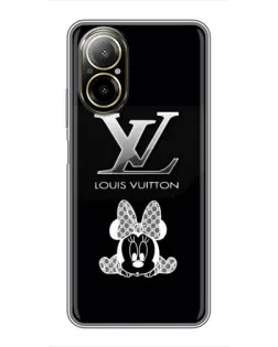 Чехол для Realme C67 с картинкой «LV и Минни Маус»
