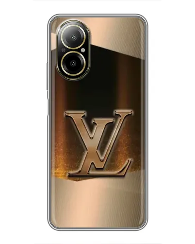 Чехол для Realme C67 с картинкой «LV — золотое сияние» Чехол для Realme C67 с картинкой «LV — золотое сияние»
