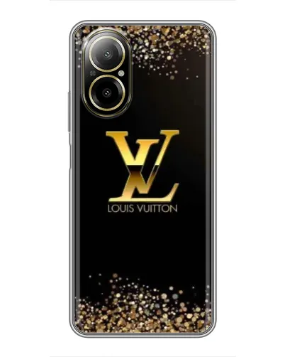 Чехол для Realme C67 с картинкой «LV — золотые искры» Чехол для Realme C67 с картинкой «LV — золотые искры»