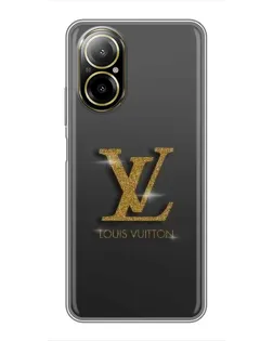 Чехол для Realme C67 с картинкой «Градиент Louis Vuitton»